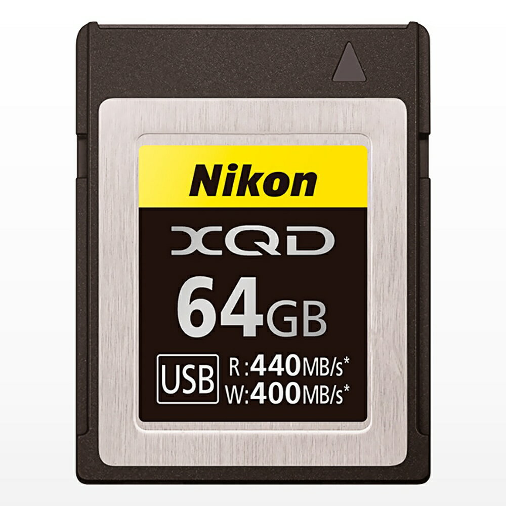 XQDメモリーカード XQDカード 64GB Nikon ニコン 高速連写 4K動画 R:440MB/s W:400MB/s 高耐久 日本語パッケージ MC-XQ64G ◆メ 1