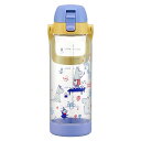 水筒 ムーミン ペイント ドリンクマーカーボトル 1L SKATER スケーター 直飲み 水分補給 容量1000ml 透明 目盛り キャップロック 底カバー ハ...