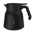 コーヒーサーバー V60 保温ステンレスサーバー PLUS 800B HARIO ハリオ お茶 卓上 ポット 保温可能容量800mL 真空断熱構造 ブラック VHSN-80-B ◆宅