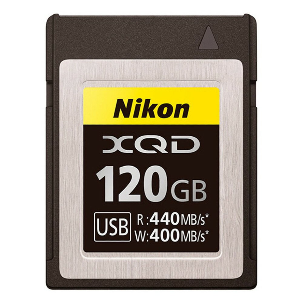 XQDメモリーカード XQDカード 120GB Nikon ニコン 高速連写 4K動画 R:440MB/s W:400MB/s 高耐久 日本語パッケージ MC-XQ120G ◆宅 【楽天ロジ発送】