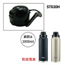 キャップユニット STD20H用 ハンドル付ワンプッシュダイレクトステンレスボトル2L用 SKATER スケーター 水筒 交換パーツ 部品 ブラック 68238...