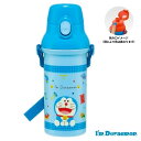 水筒 ドラえもん ギンガム 直飲みプラワンタッチボトル SKATER スケーター 子供 ワンプッシュ式 容量480ml 食洗機対応 抗菌 超軽量 688867-PSB5SANAG ◆宅 【楽天ロジ発送】