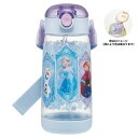 水筒 ワンプッシュストローボトル アナと雪の女王 25 SKATER スケーター 子供 容量480ml ストロー飲み用 軽量 名前シール/ショルダーベルト付 690259-PDSH5 ◆宅 【楽天ロジ発送】
