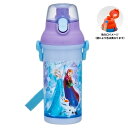 水筒 アナと雪の女王 25 直飲みプラワンタッチボトル SKATER スケーター 子供 ワンプッシュ式 容量480ml 食洗機対応 抗菌 超軽量 690273-PSB5SANAG ◆宅 【楽天ロジ発送】