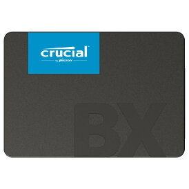 SSD 500GB Crucial クルーシャル BX500 2.5インチ 内蔵型 3D TLC 7mm厚 SATA3 6Gb/s R:540MB/s W:500MB/s 海外リテール CT500BX500SSD1 ◆メ