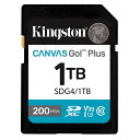 SDカード 1TB SDXC Kingston キングストン Canvas Go Plus Class10 UHS-I U3 V30 4K R:200MB/s ...