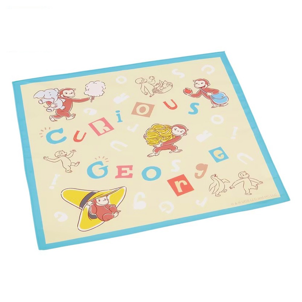 ランチクロス おさるのジョージ アルファベット SKATER スケーター 子供 レディース 通学 通園 かわいい ポリエステル100％ サイズ430×430mm 719349-KB4SN ◆メ