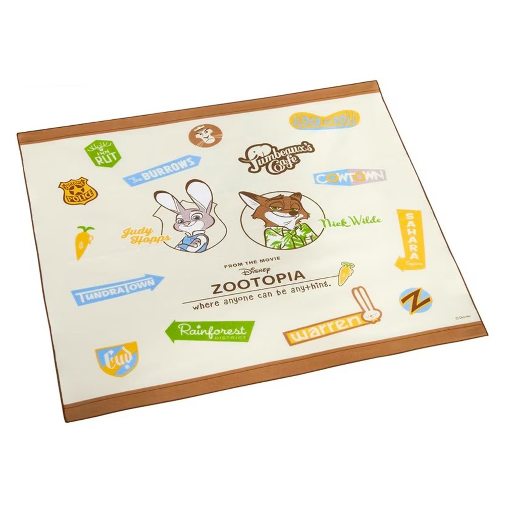 ランチクロス大判 ズートピア ヴィンテージワッペン 風呂敷 ランチョンマット SKATER スケーター 子供 キッズ お弁当用 かわいい 綿 洗える サイズ52×52cm 727290-KB56 ◆メ