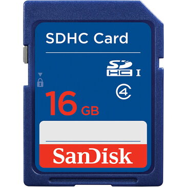 16GB SDHCカード SDカード SanDisk サンディスク CLASS4 海外リテール SDSDB-016G-B35 ◆メ