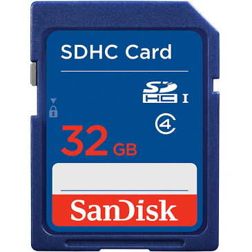 32GB SDHCカード SDカード SanDisk サンディスク CLASS4 海外リテール SDSDB-032G-B35 ◆メ