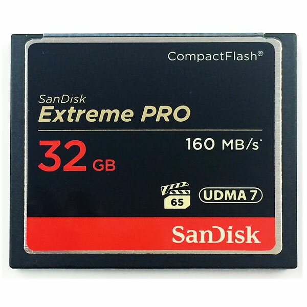 32GB コンパクトフラッシュ CFカード SanDisk サンディスク Extreme Pro 160MB/s 1067倍速 UDMA7 海外リテール SDCFX…