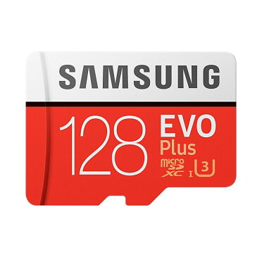 128GB microSDXCカード マイクロSD Samsung サムスン EVO Plus CLASS10 UHS-I U3 R:100MB/s W:90MB/s 海外リテール MB-MC128G/CN ◆メ