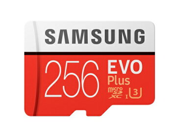 256GB microSDXCカード マイクロSD Samsung サムスン EVO Plus CLASS10 UHS-1 U3 R:100MB/s W:90MB/s 4K 海外リテール MB-MC256G/CN ◆メ