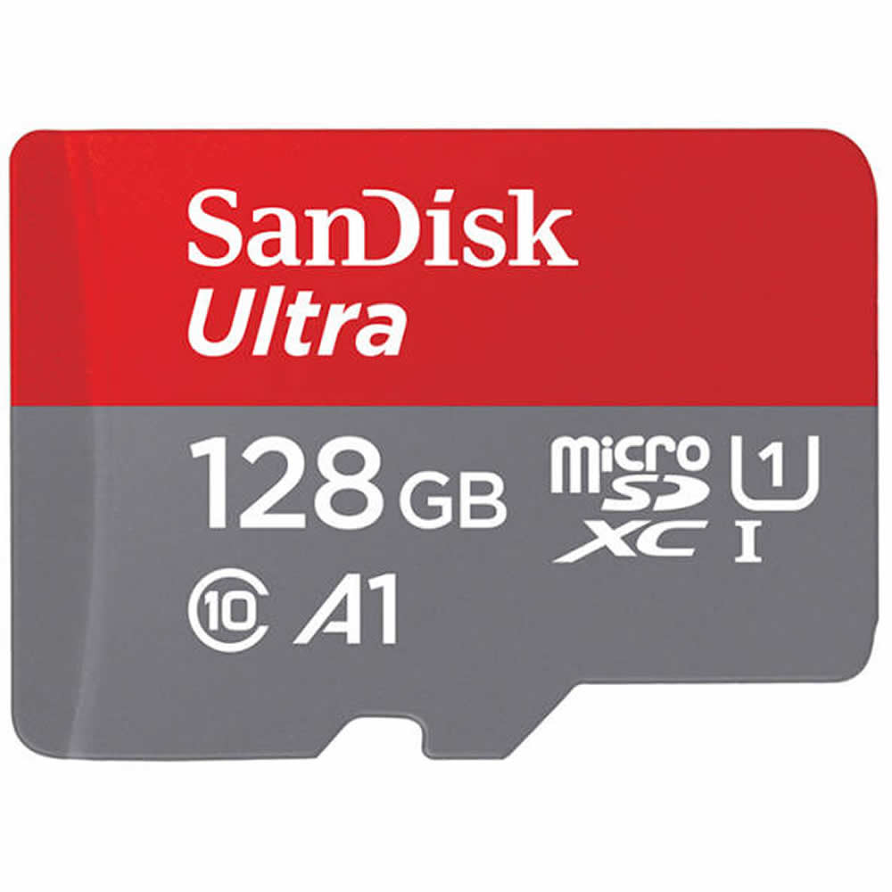 128GB microSDXCJ[h }CNSD SanDisk TfBXN Ultra Class10 UHS-I A1 R:100MB s COe[ SDSQUAR-128G-GN6MN 