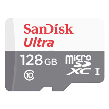 128GB microSDXCカード マイクロSD SanDisk サンディスク Ultra CLASS10 UHS-I R:80MB/s 海外リテール SDSQUNS-128G-GN6MN ◆メ