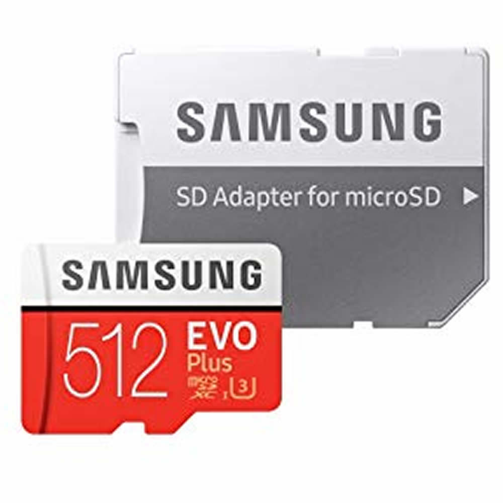 512GB microSDXCJ[h }CNSD Samsung TX EVO Plus Class10 UHS-1 U3 R:100MB s W:90MB s 4K SDA_v^t COe[ MB-MC512GA CN 