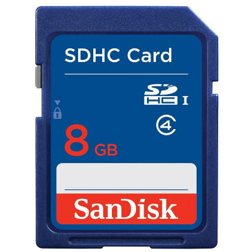 8GB SDHCカード SDカード SanDisk サンディスク CLASS4 海外リテール SDSDB-008G-B35 ◆メ