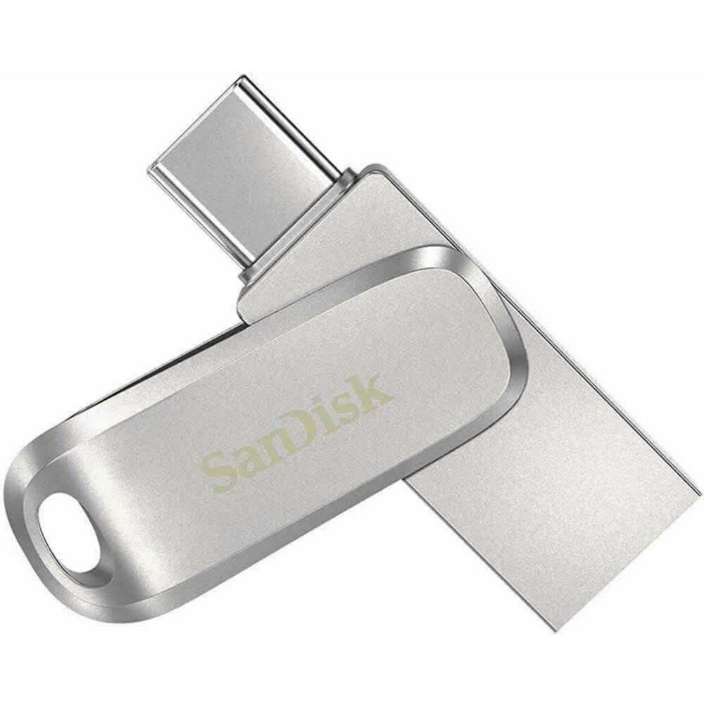 USBメモリ USB 1TB USB3.1 Gen1(USB3.0)-A/Type-C 両コネクタ搭載 SanDisk サンディスク Ultra Dual Drive Luxe R:150MB/s 回転式 全金属製 海外リテール SDDDC4-1T00-G46 ◆メのサムネイル