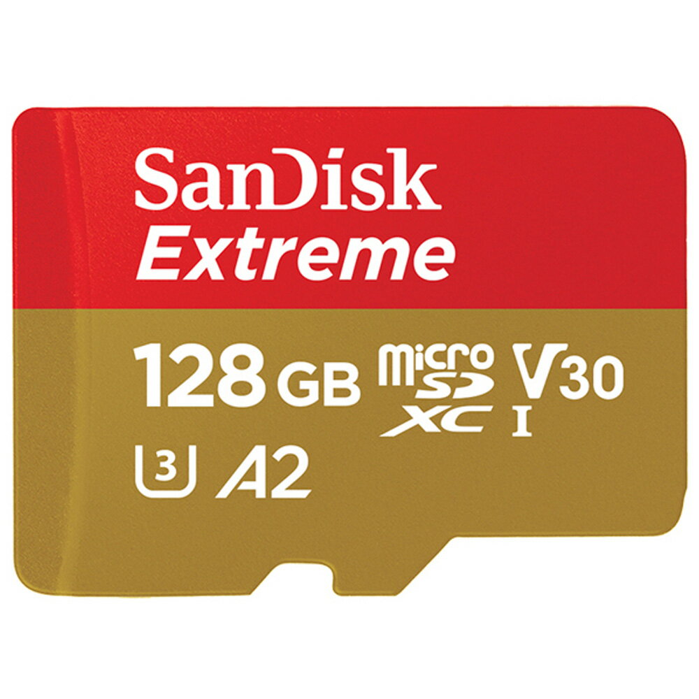 128GB microSDXCJ[h }CNSD SanDisk TfBXN Extreme UHS-I U3 V30 A2 R:160MB s W:90MB s COe[ SDSQXA1-128G-GN6MN 