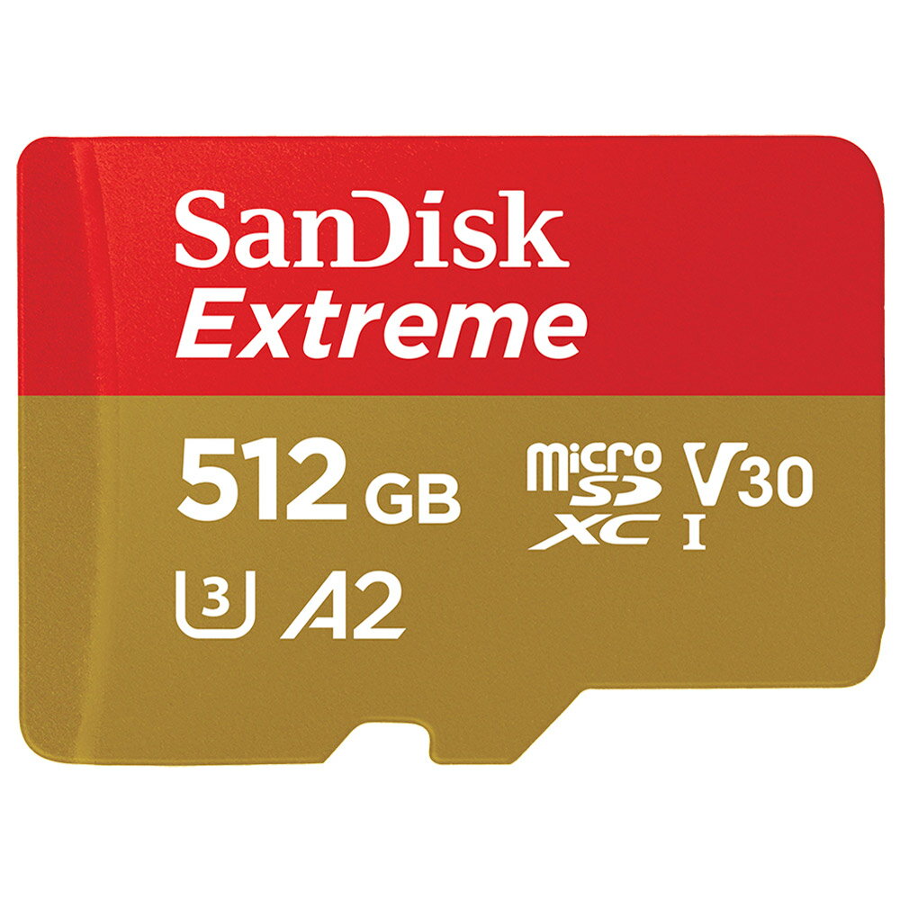 512GB microSDXCJ[h }CNSD SanDisk TfBXN Extreme UHS-I U3 V30 A2 R:160MB s W:90MB s COe[ SDSQXA1-512G-GN6MN 