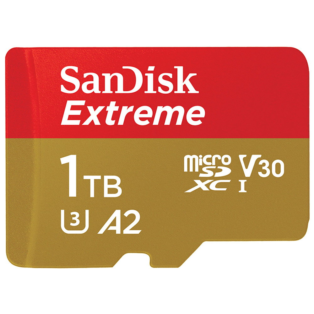 1TB microSDXCJ[h }CNSD SanDisk TfBXN Extreme UHS-I U3 V30 A2 R:160MB s W:90MB s 1.0TB COe[ SDSQXA1-1T00-GN6MN 