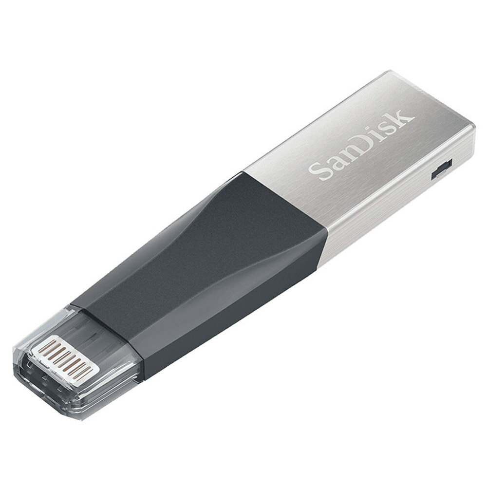 128GB USB iXpand Mini SanDisk TfBXN iPhone iPad PCp Lightning + USB-A Xg[g^Cv COe[ SDIX40N-128G-GN6NE 