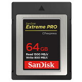 CFexpress 64GB Type B  Extreme PRO SanDisk ǥ RAW 4Kб R:1500MB/s W:800MB/s ơ SDCFE-064G-GN4NN 