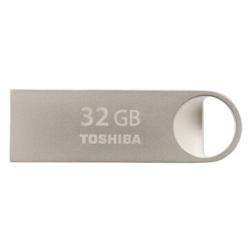 32GB USBメモリ USB2.0 TOSHIBA 東芝 TransMemory U401 薄型 メタルボディ 海外リテール THN-U401S0320A4 ◆メ