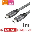 USB-C to USB-Cケーブル 1m PD100W