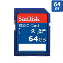 SDカード SD 64GB SanDisk/サンディスク SDXC CLASS4 海外リテール SDSDB-064G-B35 ◆メ