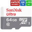 ֥ޥSD microSD 64GB microSD microSDXC SanDisk ǥ Ultra UHS-I R:100MB/s Nintendo Switchưǧ ơ SDSQUNR-064G-GN3MN פ򸫤