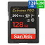 SDJ[h SD 128GB SDXC SanDisk TfBXN Extreme PRO Class10 UHS-I U3 V30 4K R:200MB/s W:90MB/s COe[ SDSDXXD-128G-GN4IN 