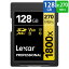 SDカード SD 128GB SDXC Lexar レキサー Professional GOLD 1800x Class10 UHS-II U3 V60 R:270MB/s W:180MB/s 海外リテール LSD1800128G-BNNNG ◆メ
ITEMPRICE