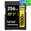 SD SD 256GB SDXC Lexar 쥭 Professional GOLD 1800x Class10 UHS-II U3 V60 R:270MB/s W:180MB/s ơ LSD1800256G-BNNNG פ򸫤