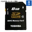 SD SD 8GB SDHC TOSHIBA  CLASS4 ߥ˥ Х륯 SD-L008G4-BLK 