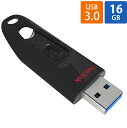 USBメモリ USB 16GB SanDisk サンディスク USB Flash Drive Ultra USB3.0 80MB/s 海外リテール SDCZ48-016G-U46 ◆メ