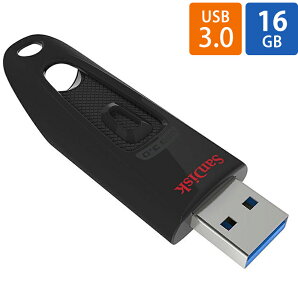 USBメモリ USB 16GB SanDisk サンディスク USB Flash Drive Ultra USB3.0 80MB/s 海外リテール SDCZ48-016G-U46 ◆メ
