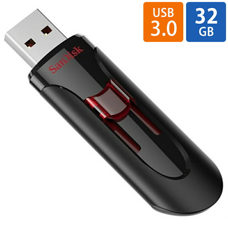 USB USB 32GB SanDisk ǥ Cruzer Glide USB3.0 ơ SDCZ600-032G-G35 פ򸫤