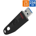 USBメモリ USB 256GB SanDisk サンディスク USB Flash Drive Ultra USB3.0 100MB/s 海外リテール SDCZ48-256G-U46 ◆メ