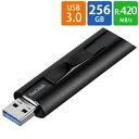 USB USB 256GB SanDisk TfBXN ExtremePro USB3.2 Gen1(USB3.0) R:420MB/s W:380MB/s XCh COe[ SDCZ880-256G-G46 