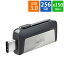 USBメモリ USB 256GB SanDisk サンディスク USB3.1 Gen1(USB3.0) Type-C & Type-Aデュアルコネクタ R:1..