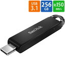 USBメモリ USB 256GB USB3.1 Type-C Gen1 SanDisk サンディスク Ultra スライド式 R:150MB/s 海外リテール SDCZ460-256G-G46 ◆メ