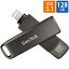 USB USB 128GB iXpand Flash Drive Luxe SanDisk ǥ iPhone iPad/PC Lightning + USB3.1-C ž ơ SDIX70N-128G-GN6NE 