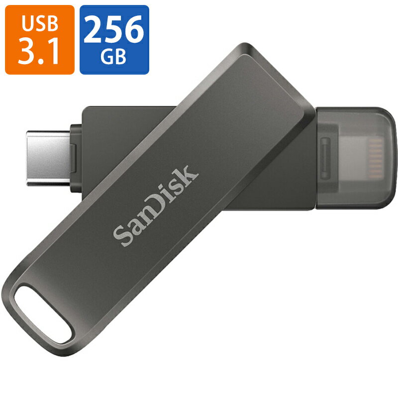 USBメモリ USB 256GB iXpand Flash Drive Luxe S