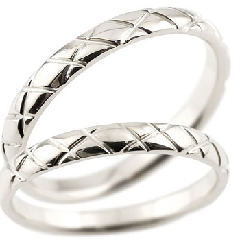 結婚指輪 マリッジリング ペアリング プラチナ ハンドメイド pt900 2.5ミリ幅 ブライダルジュエリー 2本セット アンティーク 笑顔になるジュエリー お...