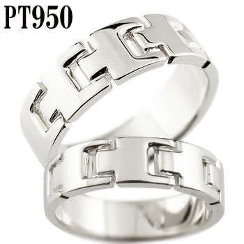 かざり屋 ジュエリー 30代 40代 50代 ハードプラチナ950 ペアリング カップル 2個セットマリッジリング 結婚指輪 結婚記念リング ウェディングリング...