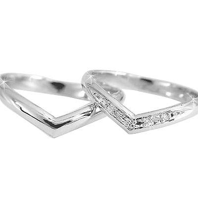 かざり屋 ジュエリー 30代 40代 50代 18金 結婚指輪 ペア ペアセット マリッジリング ペアリング ホワイトゴールドk18ダイヤ ダイヤモンド k18...