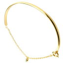 【10%OFFクーポン対象】18金 ブレスレット レディース バングル風 イエローゴールドk18 18k 宝石ブレスレット ブルートパーズ 一粒 シンプル 11月誕生石 甲丸(4)