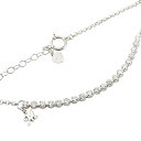 イニシャルブレスレット [GW限定10％OFFクーポン]ダイヤモンド イニシャルブレスレット プラチナ ブレス pt900 ダイヤ 0.3ct エタニティ アジャスターチェーン付き レディース 笑顔になるジュエリー お守り