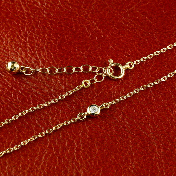 ダイヤモンド ブレスレット イエローゴールドk18 ダイヤモンド 一粒ダイヤ k18 アジャスター付 18金 男女兼用 ユニセックス 男女問わず レディース
